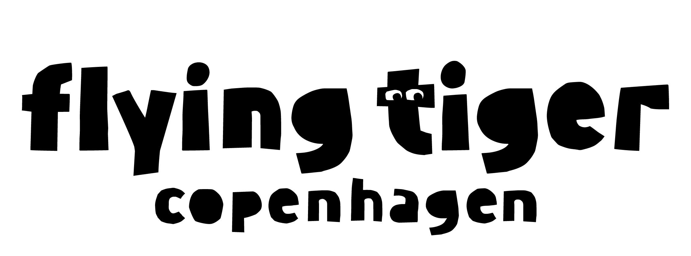 Large Flying Tiger Copenhagen Wide Black Rgb